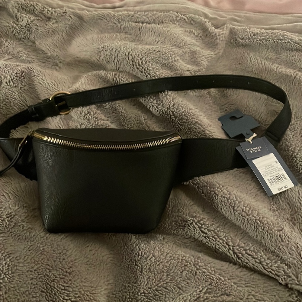 Target universal thread faux leather belt bag/Fanny pack
